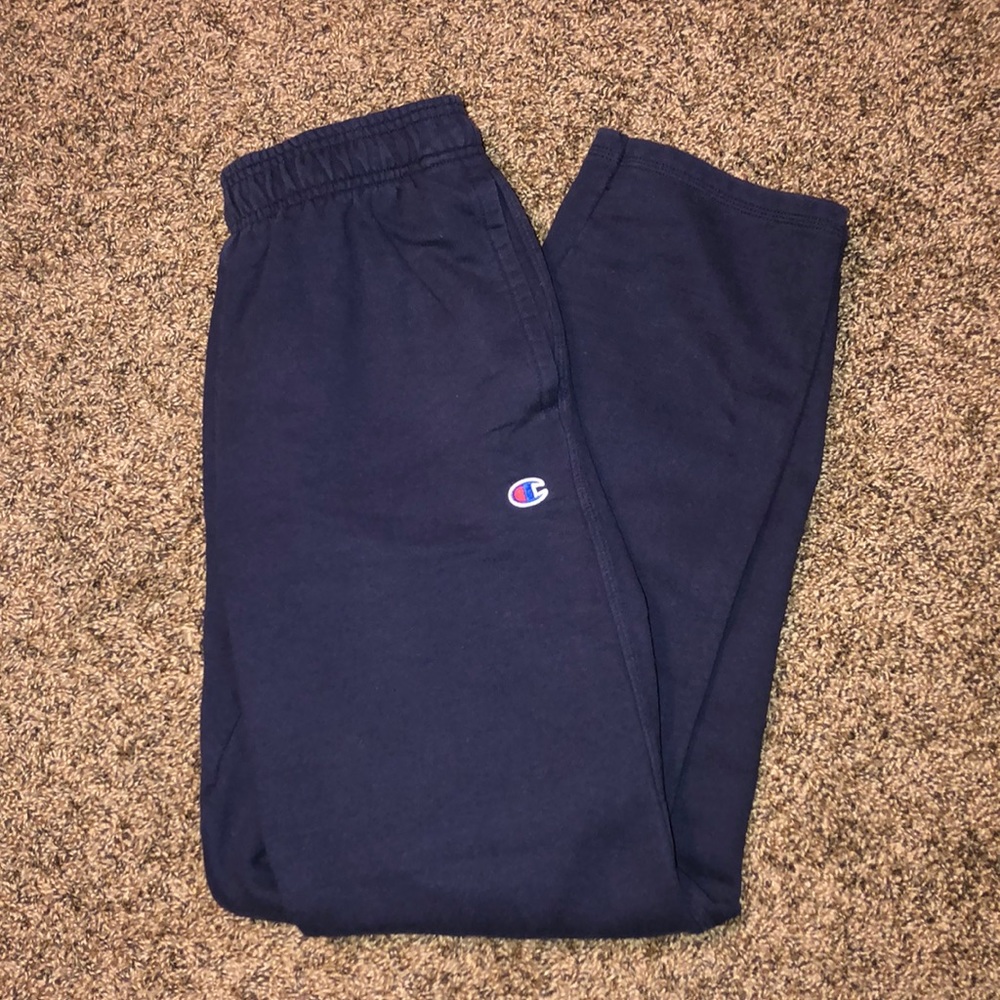 Navy Blue Authentic Champion Sweatpants